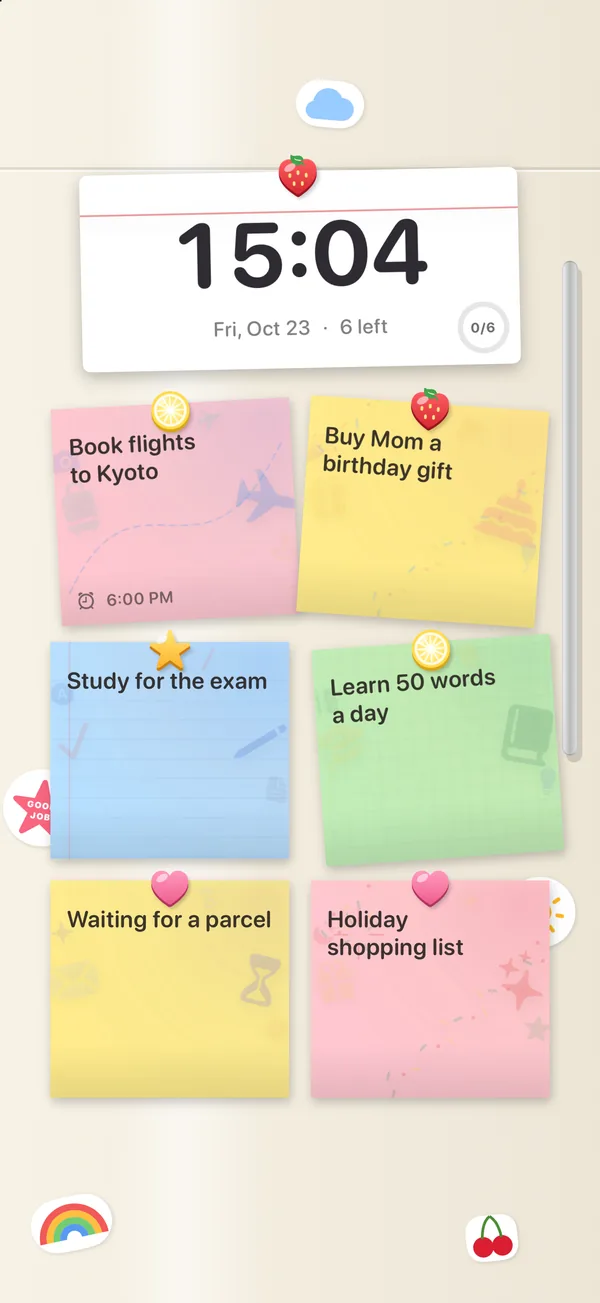 Sticky notes